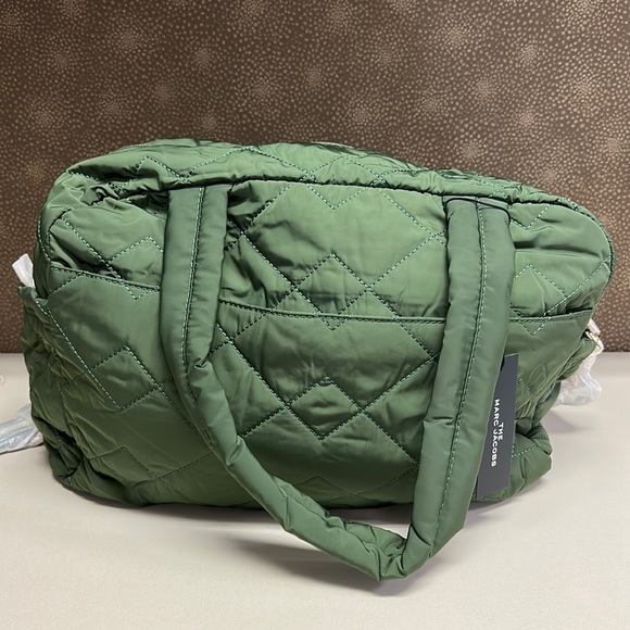 🔥🔥🔥NWT Marc Jacobs The Medium Weekender Green Bag - Picture 7 of 16